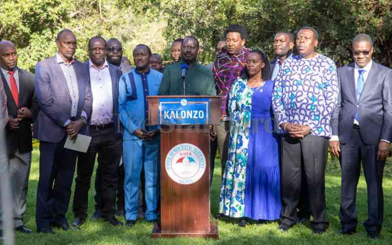 Azimio Unveils Its Bipartisan Negotiation Team to Face Kenya Kwanza