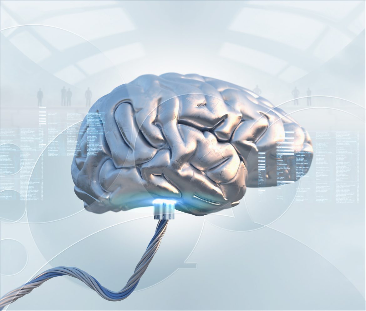 Metal artificial intelligence brain Genie Spells Power of Subconscious Mind