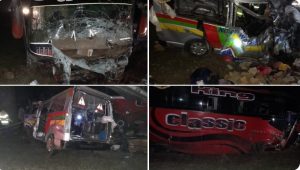 Road accident along Nakuru-Eldoret Road
