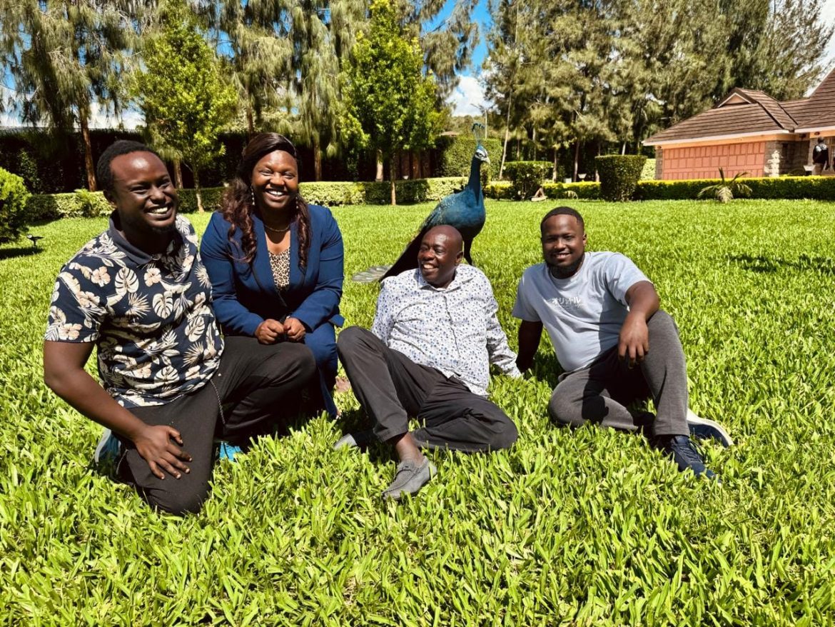 Rigathi Gachagua with his family.