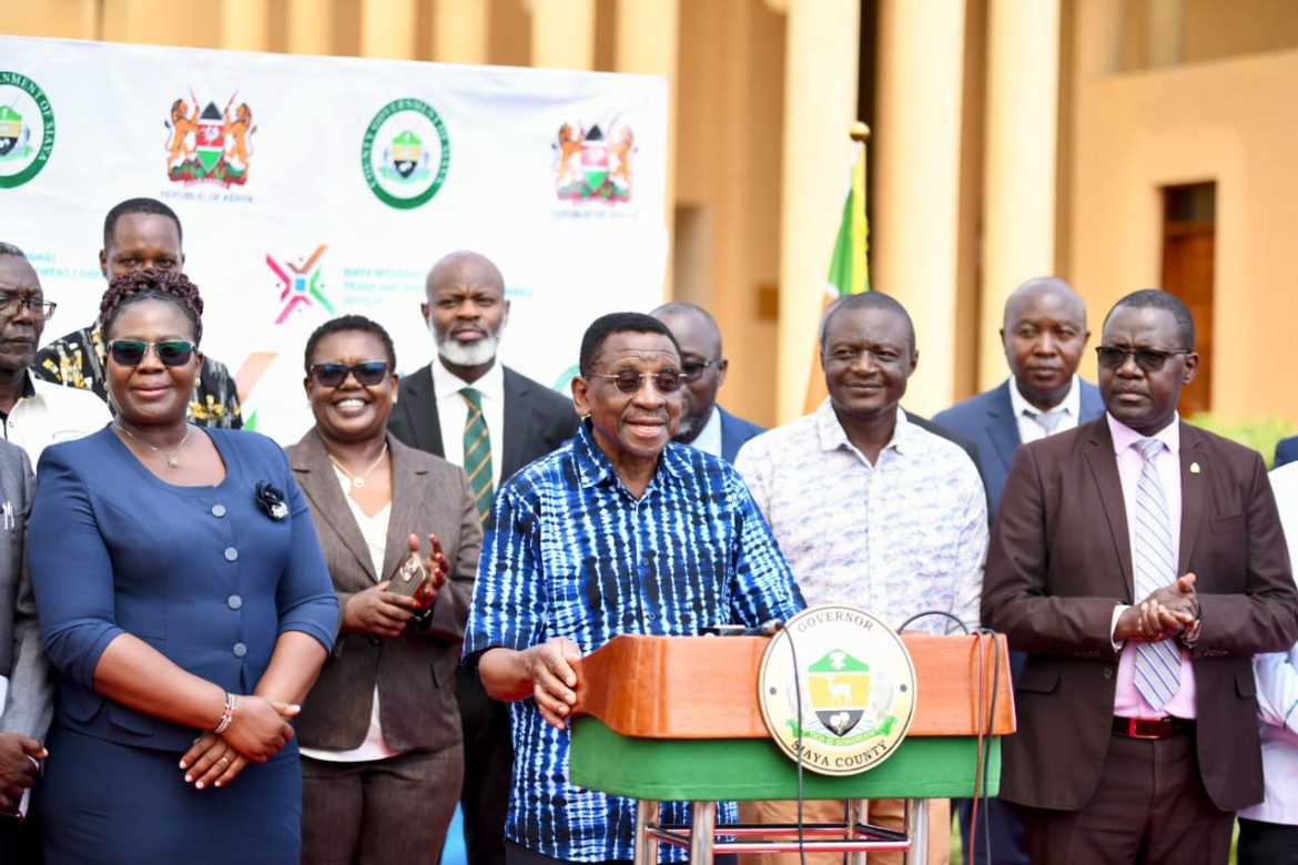 Orengo unveils SITICO Siaya Governor James Orengo during the unveiling of the Siaya International Trade & Investment Conference (SITICO 2025).