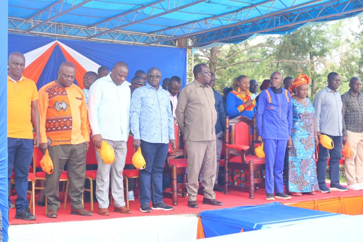 Kakamega ODM leaders Former Kakamega Governor Wycliffe Oparanya when he graced the homecoming ceremony of Lugari MP Nabii Nabwera. PHOTO/@DrOparanya/X