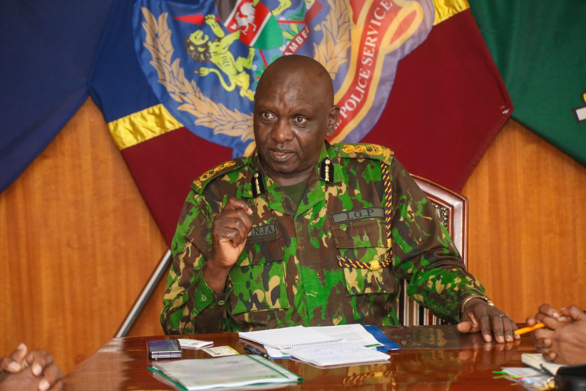 Inspector General of Police Douglas Kanja