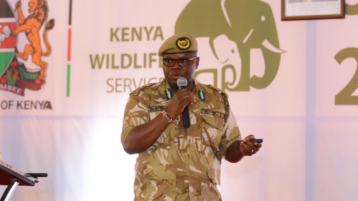 Dr Erustus Kanga, the Director General of KWS