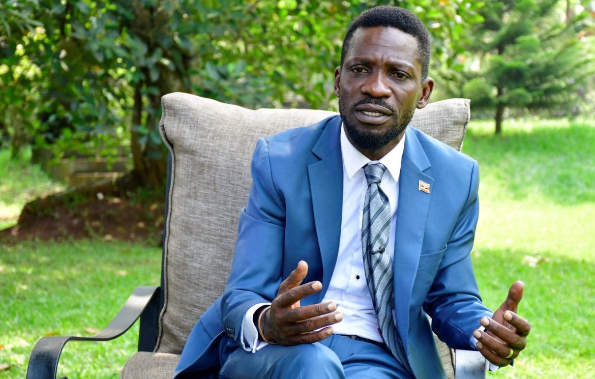 Robert Kyagulanyi Ssentamu, popularly known as Bobi Wine.