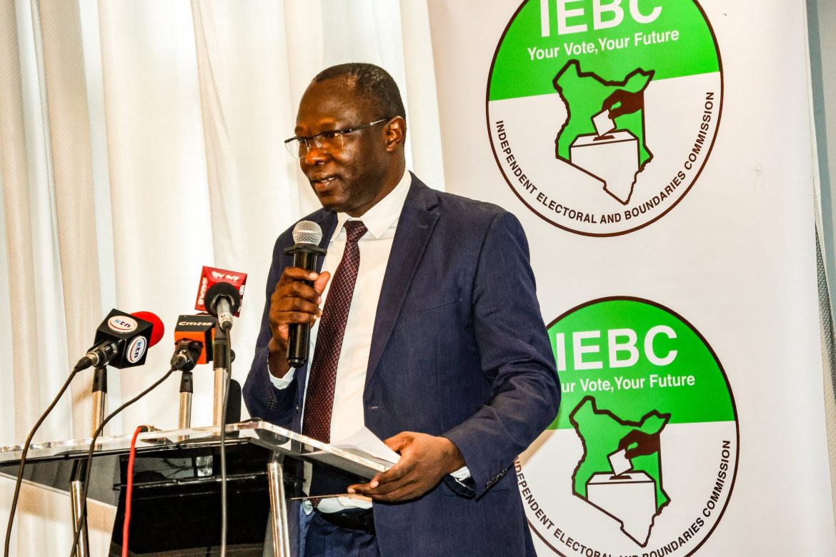 IEBC chairperson Erastus Ethekon