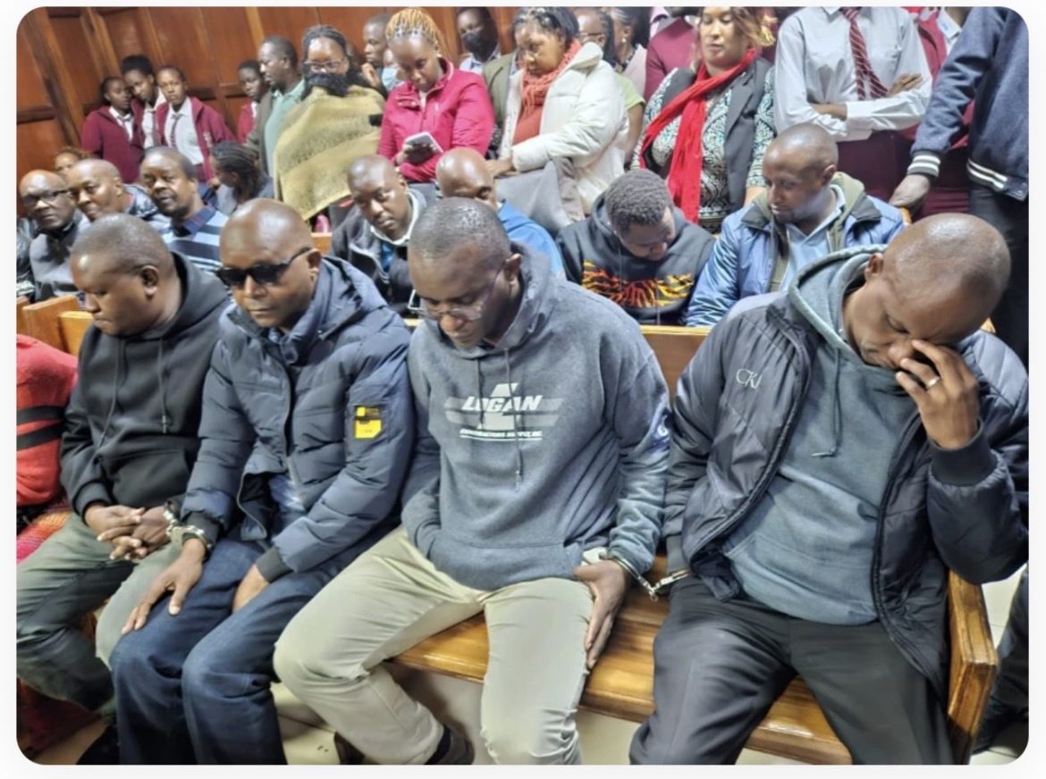 The Ksh14 billion Sacco fraud suspects include Christopher Kahuno, Samuel Ndungu, John Kimani, James Kamau, Patrick Kimando, Francis Kamau, Benson Mwangi, Paul Wathika, Geoffrey Kamau, Duncan Chege, Francis Wachiuru, George Mwihia, Daniel Lee, Joseph Gachunga, Boniface Muthama, Rosemary Njeri, Edward Duncan, Lucy Njambi and James Mutaiga.
